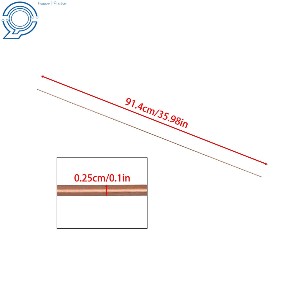 Pack of 5 ER70S-6 Carbon Steel TIG Welding Rods 3/32 Inch x 36 Inch