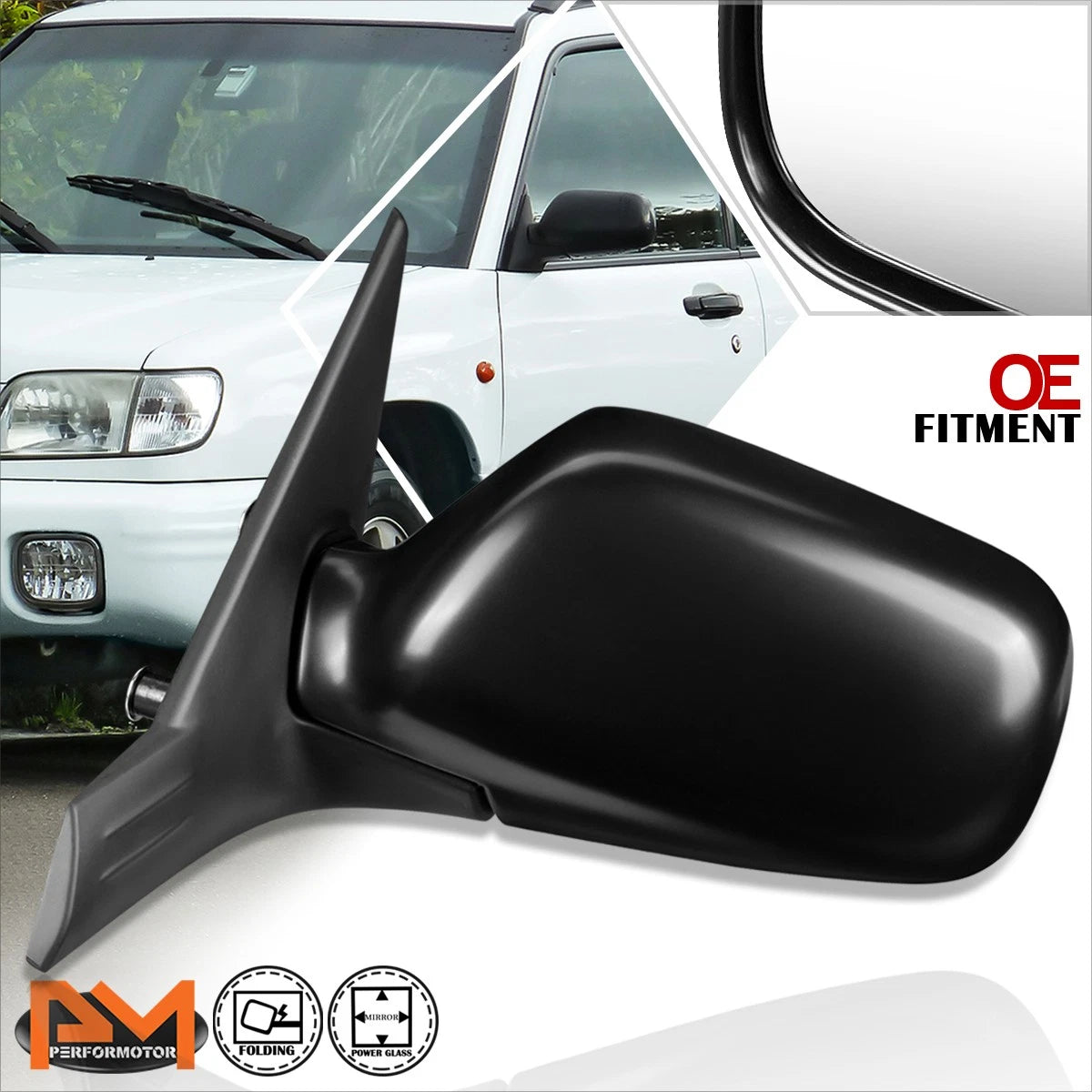 Headlights for Subaru Forester (2014–2016) Black Housing Amber Corner
