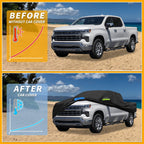 Waterproof Car Cover for Chevrolet Silverado (Oxford Cloth, Black)