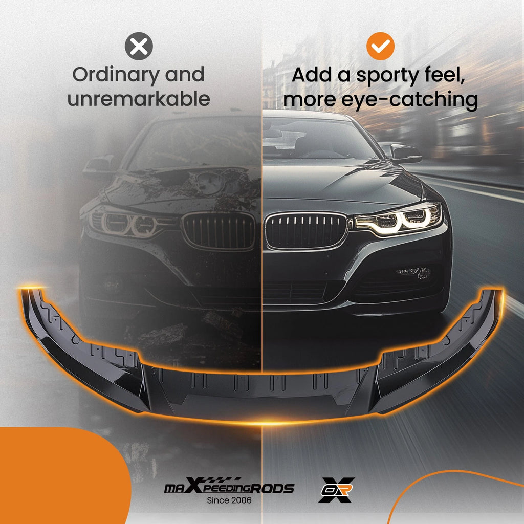 Front Lip Assembly for BMW i4 M50/G26 4 Series Gran Coupe (2021–2024) Gloss Black