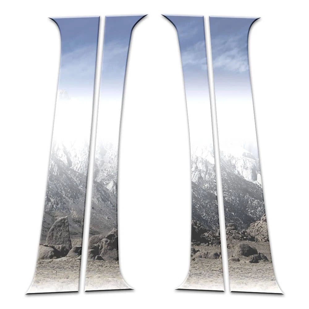 Diamond Grade 4pc Pillar Post Covers for 2005-2015 Toyota Tacoma Extended Cab