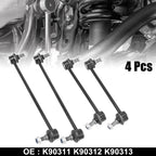 Set of 4 Sway Bar End Links K90311 K90312 K90313 for Lexus ES300 RX300 (1992–2003)