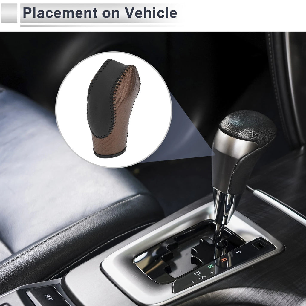 Carbon Fiber Gear Shift Knob Cover for Ford Fusion (2013–2020)