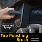 Tire Cleaning Sponge Brush for Effective Waxing