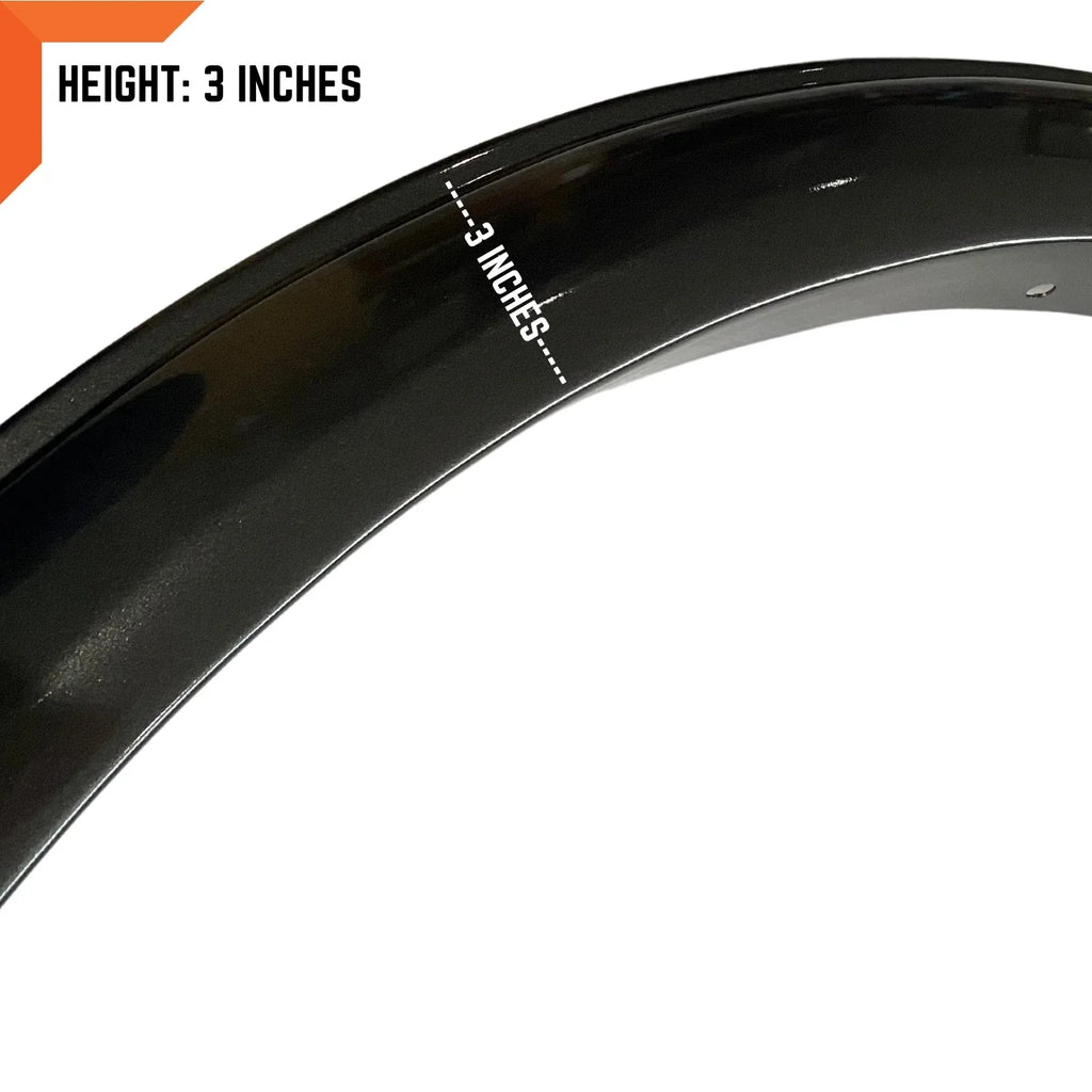 3" Grey Wildtrak Slim Fender Flares for Ford Ranger T6 PX (2012-2014)