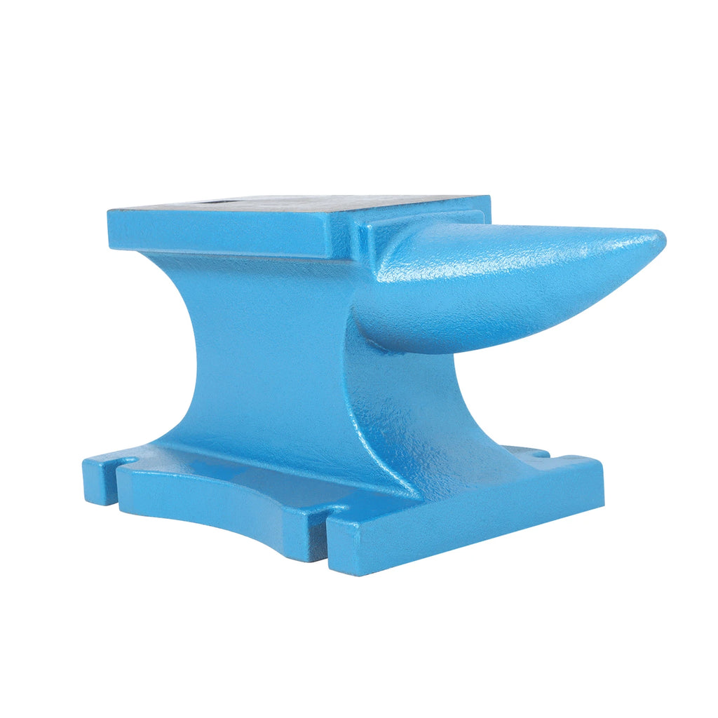 Single Horn Anvil for Blacksmithing (99 lbs, Cast-Iron, Heat Treated)