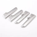 4 x ABS Silver Interior Door Handle Covers for Toyota Land Cruiser Prado (2010-2018)