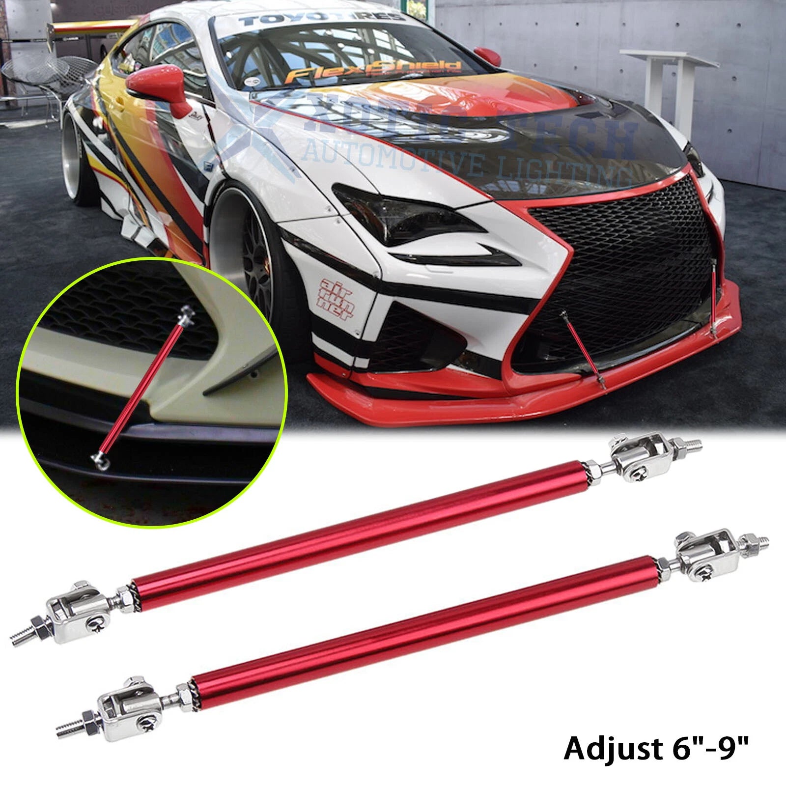 Sporty Bumper Diffuser Strut Rod for Lexus IS (2014–2020)