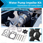 Water Pump Impeller Kit for Mercury Mariner Outboard 25 30 HP (853792A1)