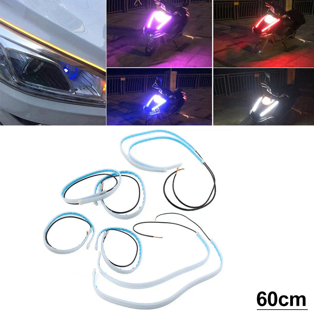 60cm  Sequential DRL LED Strip Signal Lights for Car