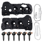 Engine Valve Covers w/ 6 Ignition Coils for Ford F-150 Expedition (2013–2017)