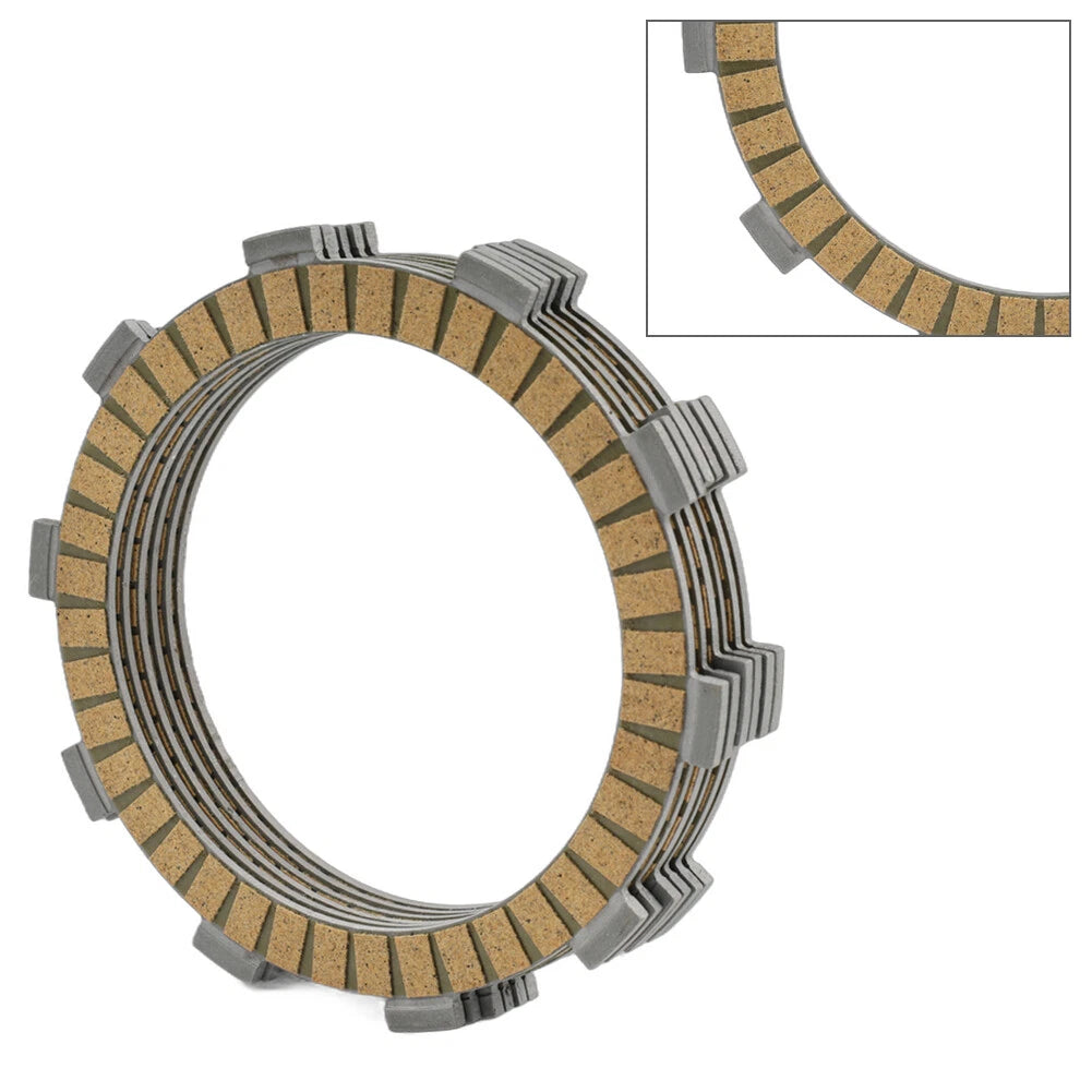 6X Clutch Friction Plate Kit for Yamaha XT225 Serow (2001–2007) IT175 YZ175 IT200