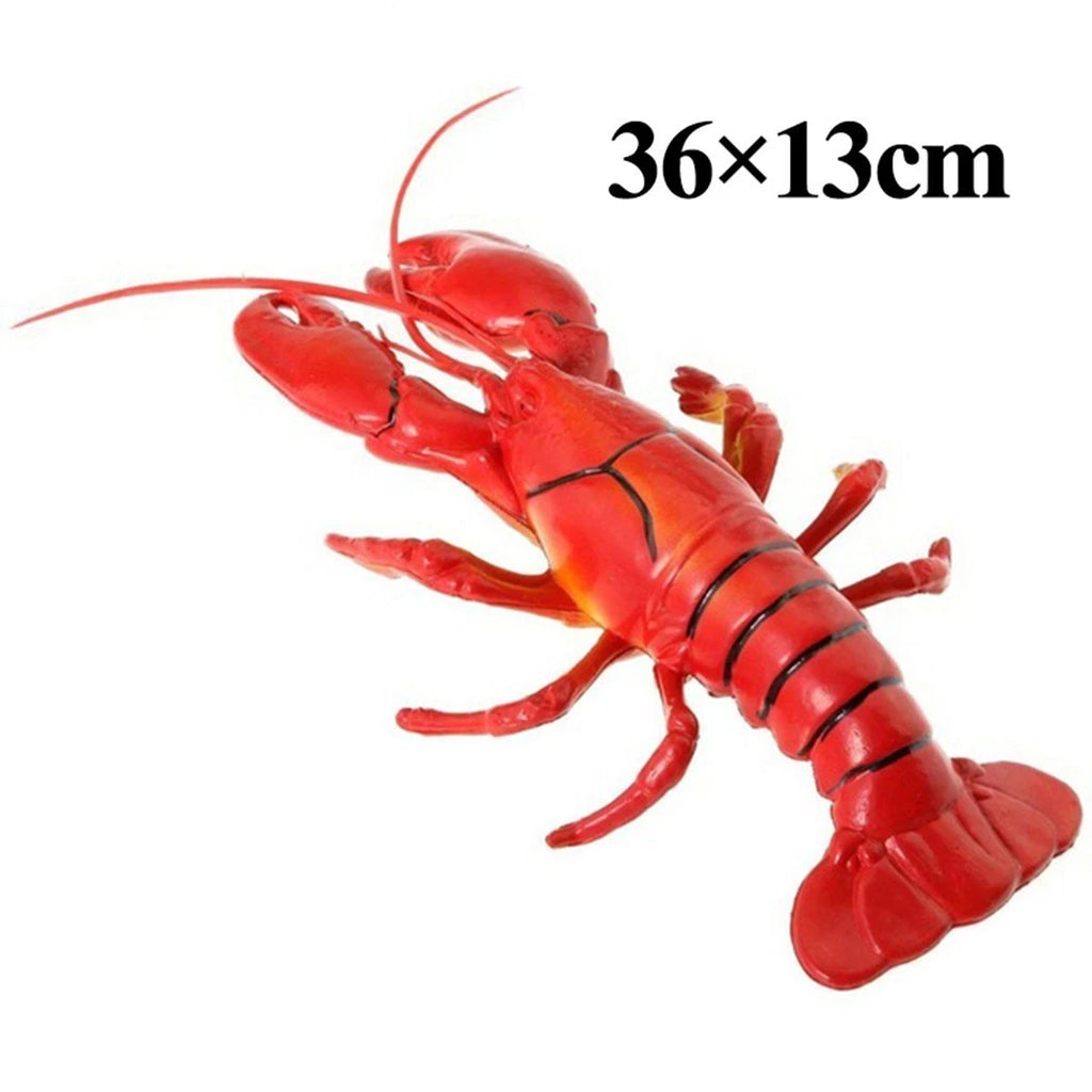 Emulated Shrimp Decoration for Display Ornaments Replacement