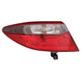 Replacement Smoked Driver Side Outer Tail Light Assembly w/Smoked Lens