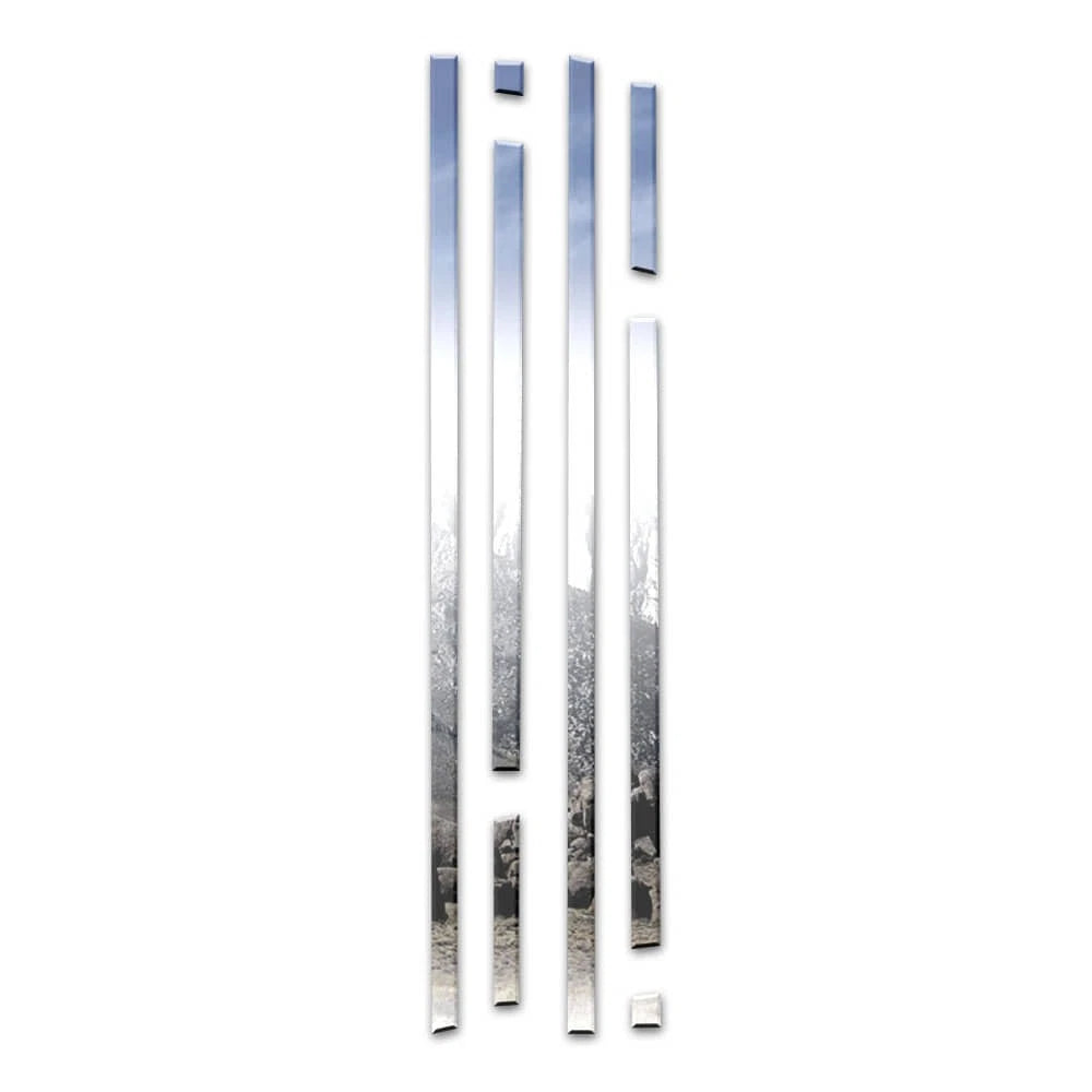 Diamond Grade 8pc 2" Upper Rocker Panels for 2011-2024 Chrysler 300C