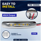 2X LED Boat Courtesy Light for Five Oceans (12V) - FO4872