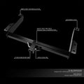 Rear 2" Trailer Hitch Receiver Kit for GMC Savana 1500 (1996–2004)