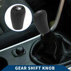 6 Speed Manual Gear Shift Knob for Mazda 3 (2010-2013) - Faux Leather Black