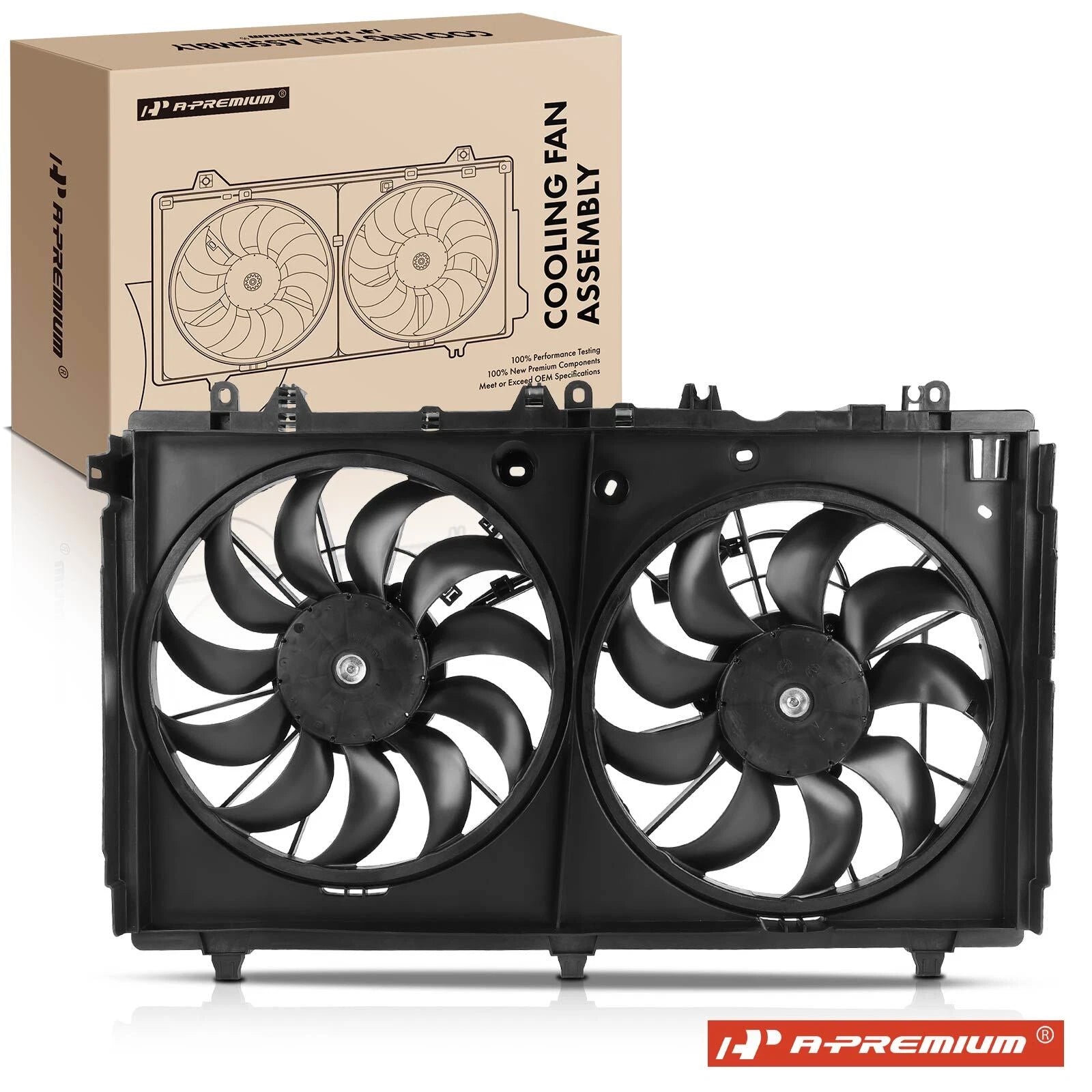 Dual Cooling Fan Assembly for Mitsubishi Eclipse Cross (2018–2020)