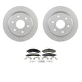 Bosch QuietCast Rear Rotors & Ceramic Disc Brake Pad Kit for GMC Sierra 1500 (2014–2020)