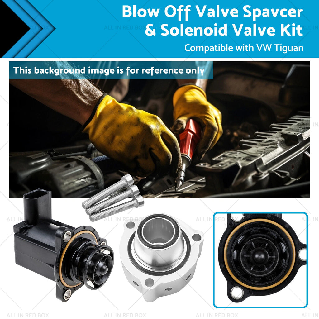 Blow Off Valve Spacer & Solenoid Valve Kit for VW Audi A3 A4 S3 TT (2004–2014)