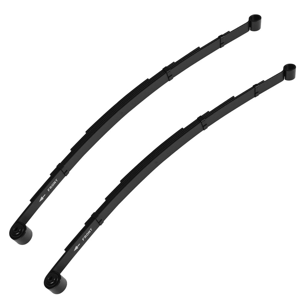 1" Drop Leaf Spring Set for Camaro Firebird (1967–1981) Rear Black E-Coat