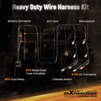 Touch Switch Harness for maXpeedingrods Off Road Lights 720W 4-PIN DT (N/A)