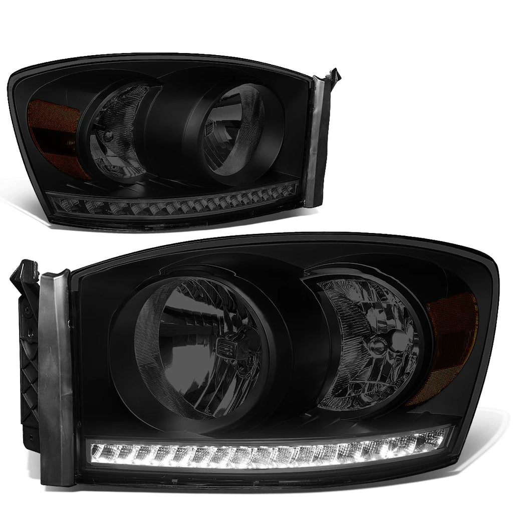 LED DRL Headlight Lamps for Dodge Ram 1500/2500/3500 (2006–2009)