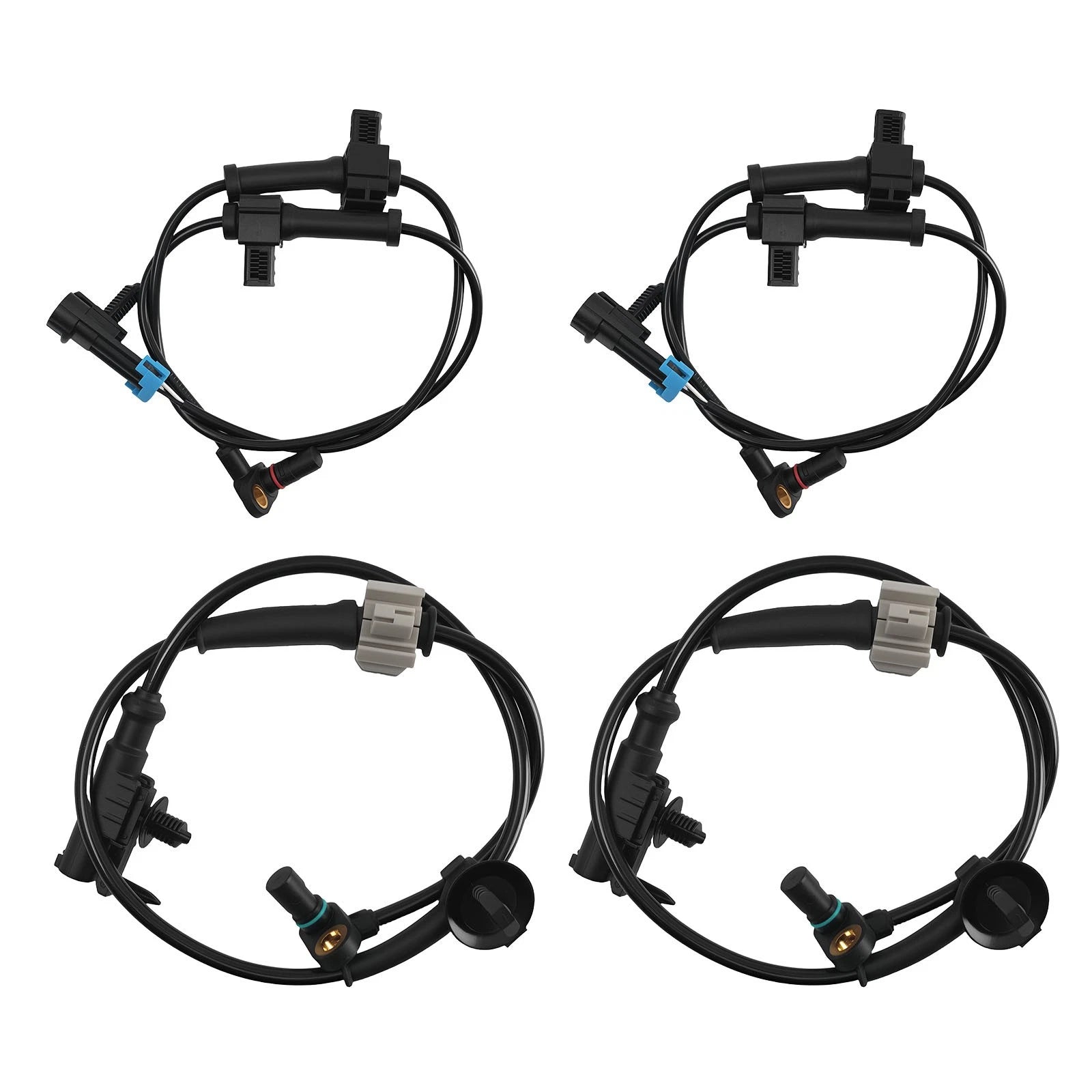 4Pcs ABS Wheel Speed Sensor for Chevy Tahoe Avalanche GMC Yukon (2007–2012)