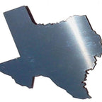 Texas Emblem Decal Set Stainless Steel Front for Toyota Hilux (2005–2015)