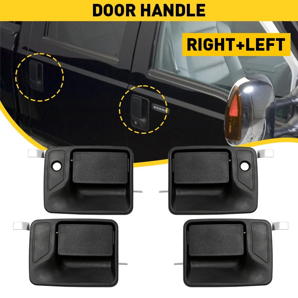 4X Exterior Door Handle for Ford F250 F350 F450 F550 Super Duty (1999–2016)