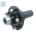 Set of 2 Pre-Greased Trailer Idler Hub Spindle Kit for 3500lbs #84 Axle