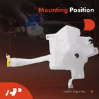 Windshield Washer Reservoir with Cap & Sensor for Subaru Impreza (2015-2017)