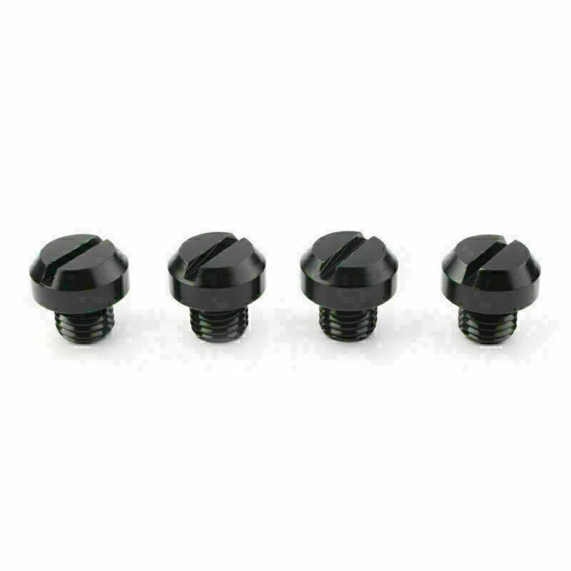 Set of 4 Aluminum M10 Mirror Hole Plugs for Honda, Suzuki, Kawasaki