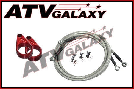 Streamline Brake Lines & Clamps for Yamaha Raptor 660 700 (2010–2014)