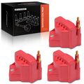 3x Red Ignition Coil for Chevrolet Malibu Impala Camaro Buick Honda 