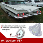LED Red Tail Brake Light Clear Lens for Chevy Impala Bel Air Nomad (1960–1961)