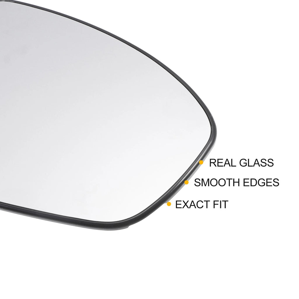 Pair Side Mirror Glass with Backing Plate for Nissan (Non-heated)