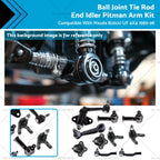 Ball Joint Tie Rod End Idler Pitman Arm Kit for Mazda B2600 UF (1989–1998)