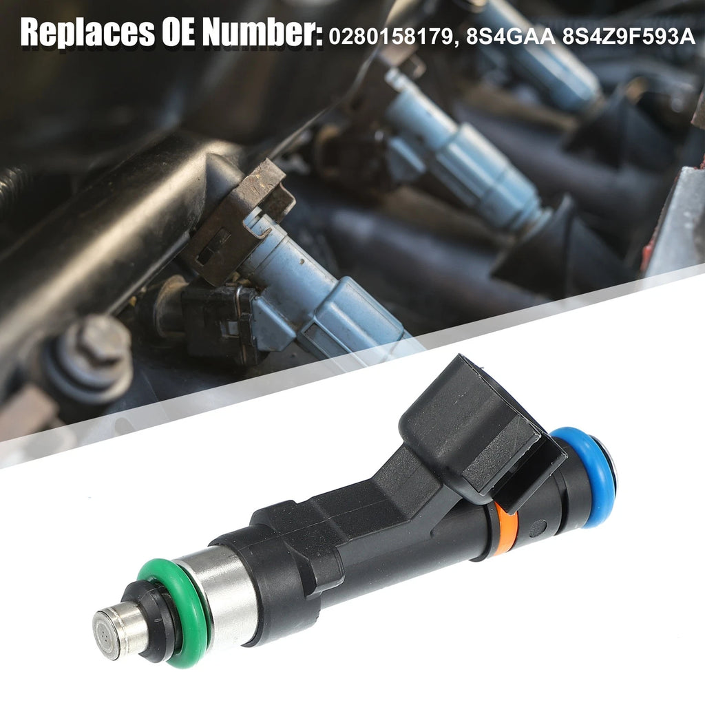 Set of 4 Fuel Injector Nozzles 0280158179 8S4Z9F593A for Ford Fusion (2013–2020)