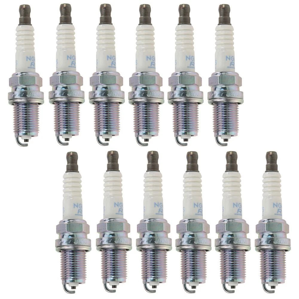 Set of 12 NGK Standard Nickel Spark Plugs (Gap 0.036) for
