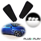 Smoked Lens Front Bumper Side Marker Indicator Lights for Chevy HHR (2006–2011)