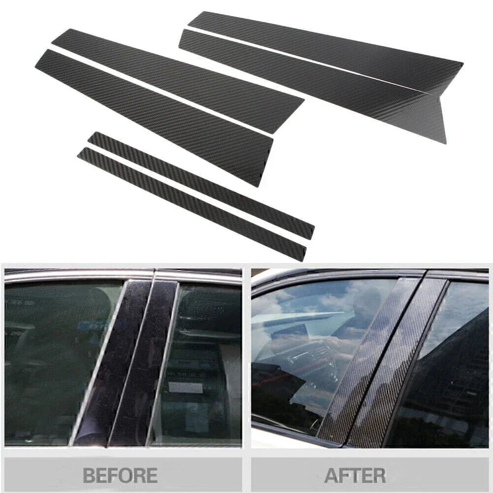 Carbon Fiber B Pillar Trim Covers for BMW 5 Series (2011-2017)