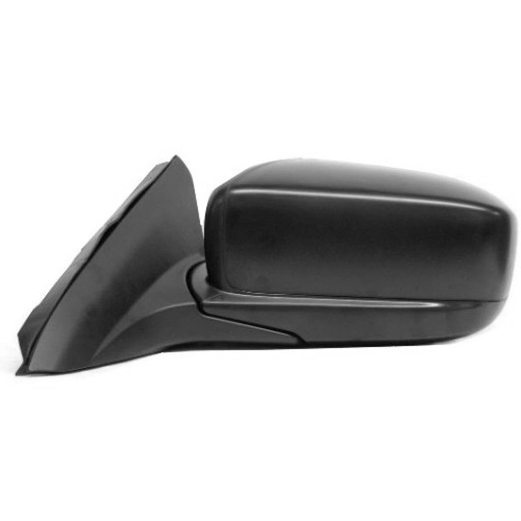 Replacement Ready to Paint Driver Side Power Door Mirror w/o Heated Glass