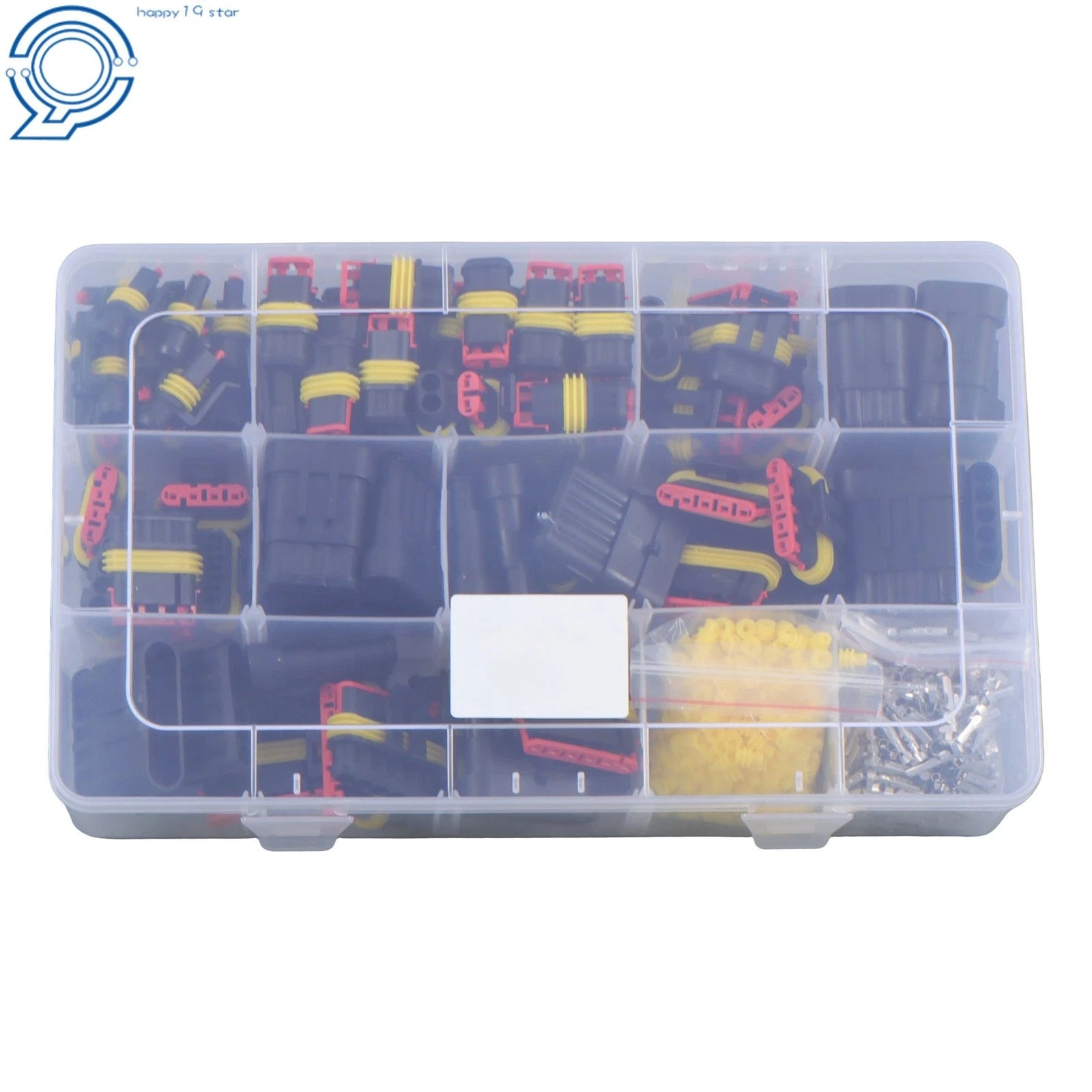 Set of 50 Waterproof Automotive Electrical Wire Connectors Plug Kit 1-6 Pin