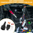 1 Pin Air Conditioner Compressor Pump Connector Plug for Nissan 