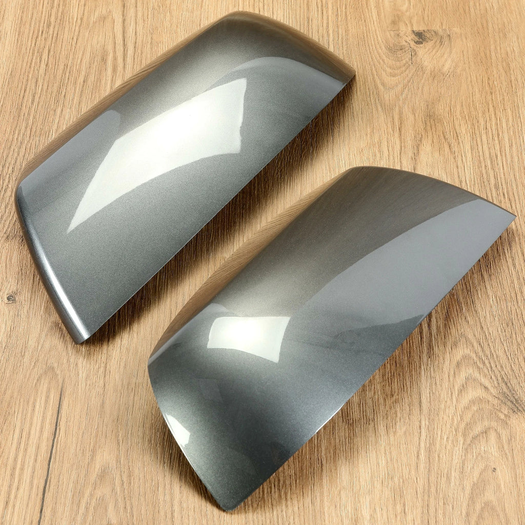 Pair of Magnetic Gray Painted Mirror Caps for Toyota Tundra Sequoia (2011–2019)