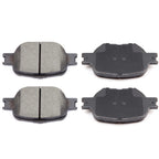 Set of 4 Front Solid Brake Rotors and Ceramic Pads for Scion tC (2005–2010)
