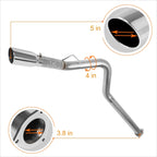 5" Muffler Tip Catback Exhaust System for Ford F250-F450 SD (2015–2016)