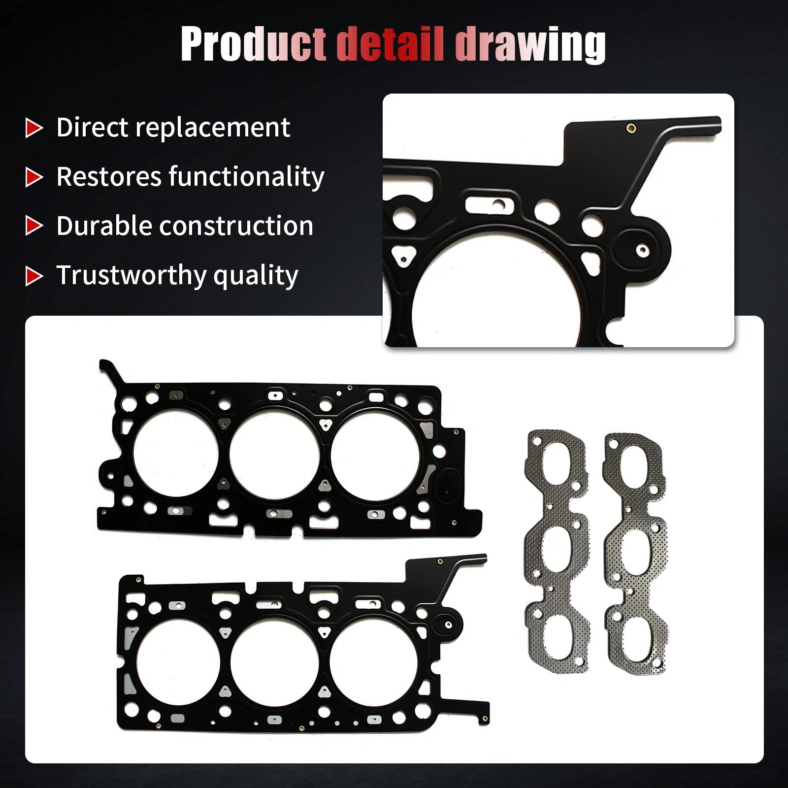 Cylinder Head Gasket Set for Ford Escape Mercury Mariner (2005-2006)